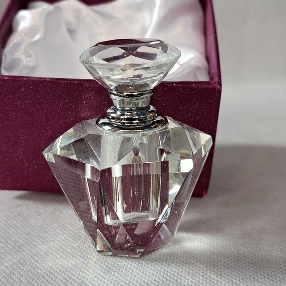 Oleg Cassini Crystal Perfume Bottle Firenze 123460 - Picture 1 of 9
